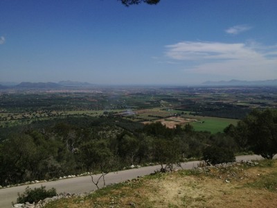 Puig de Inca, Blick nach Nord-Osten in Richtung Alcudia