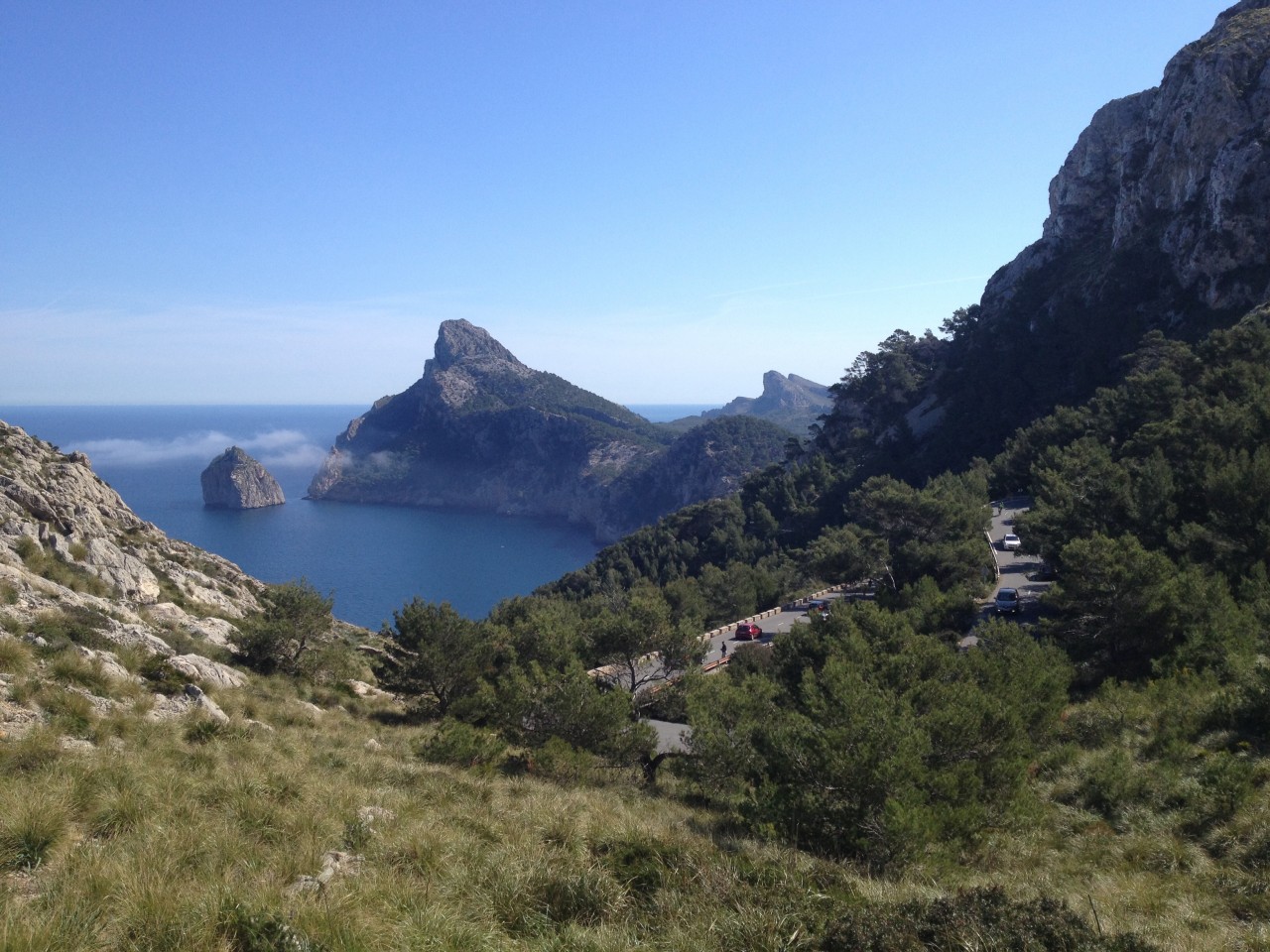 Erste Aussichtsplatform, Blick Richtung Cap Formentor