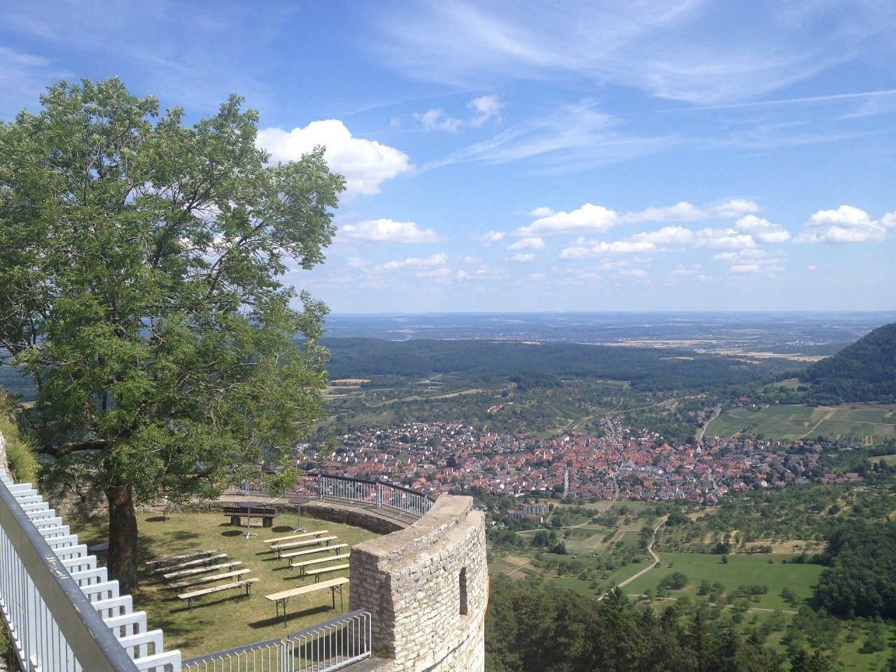 Blick von Hohen Neuffen