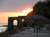 Meer Südküste, Hotel Costa Morena; Sonnenuntergang am karibischen Meer