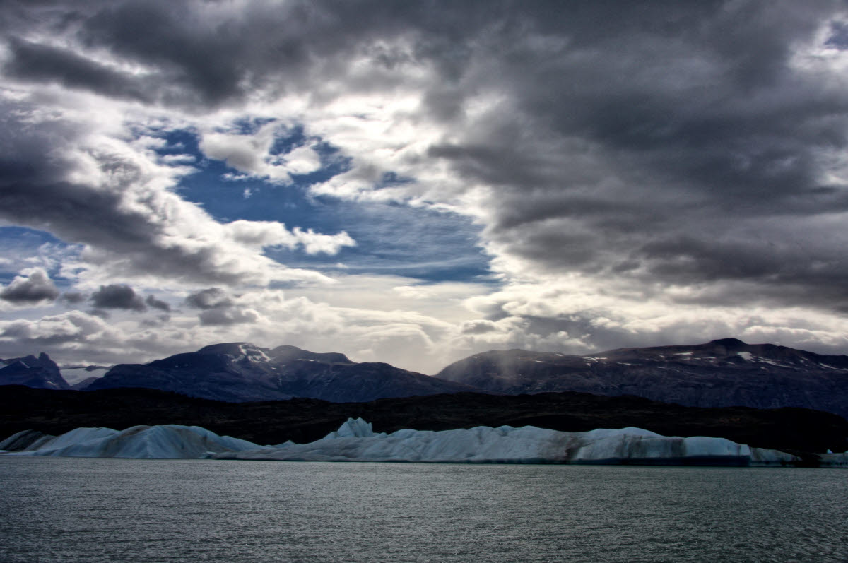 Bootsfahrt über den Lago Argentino, Brazo Norte, zum Upsala Gletscher
