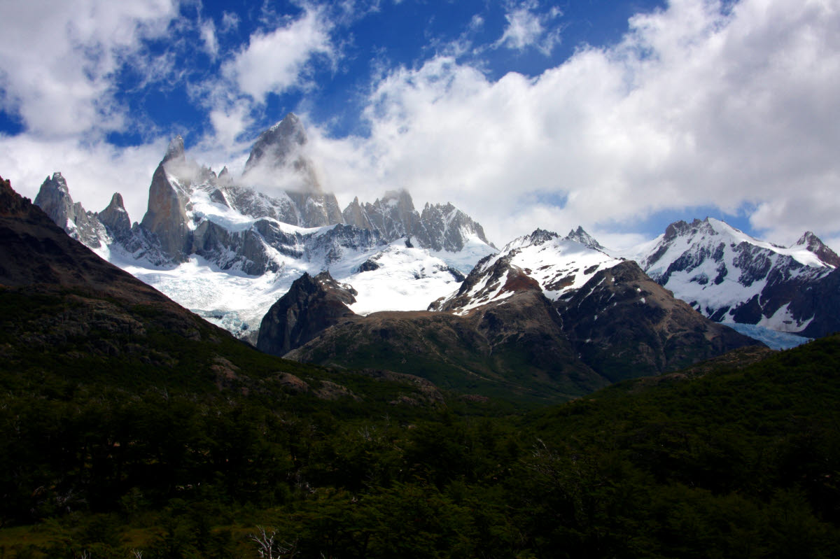 Los Glaciares: Wanderung zum Fitz Roy ... Wolken ... aber Geduld zahlt sich aus