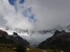 Los Glaciares: Wanderung zum Fitz Roy ... seine Wolken erfoldern etwas Geduld