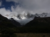Los Glaciares: Wanderung zum Fitz Roy ... seine Wolken erfoldern etwas Geduld