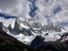 Los Glaciares: Wanderung zum Fitz Roy ... Wolken ... aber Geduld zahlt sich aus