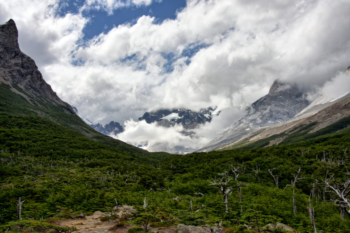 Wanderung das Valle del Francés hinauf, soweit es ging