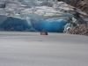 Am Glaciar Grey: Größenverhältnis; Per Boot ein einfacher, aber wandern lohnt sich noch mehr
