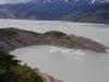 Am Glaciar Grey: Blick auf den Gletscher und erahnen des riesigen Inland-Eisfelds