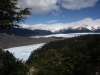 Am Glaciar Grey: Blick auf den Gletscher und erahnen des riesigen Inland-Eisfelds