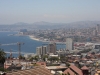 Valparaíso: Blick vom Hotel auf die Stadt