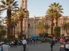 Arequipa, Plaza de Armas, Abendlicht