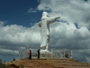 Cuzco, Christusstatue über der Stadt