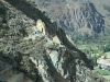 Ollantaytambo, Pfad am Berg entlang