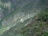 Machu Picchu, Strasse für den Busverkehr, vor der Rückfahrt